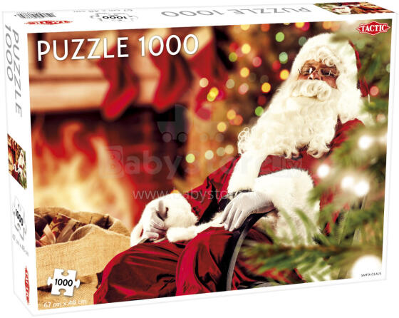 
Tactic puzzle 1000 pc Santa Claus in a Rocking Chair
