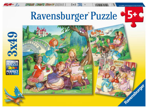 Ravensburger puzle 3x49 gabaliņi Mazā princese