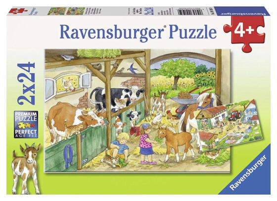Ravensburger Puzzle 2x24 pc Merry Country Life