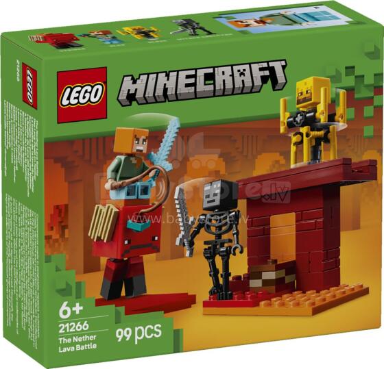 LEGO Minecraft The Nether Lava Battle