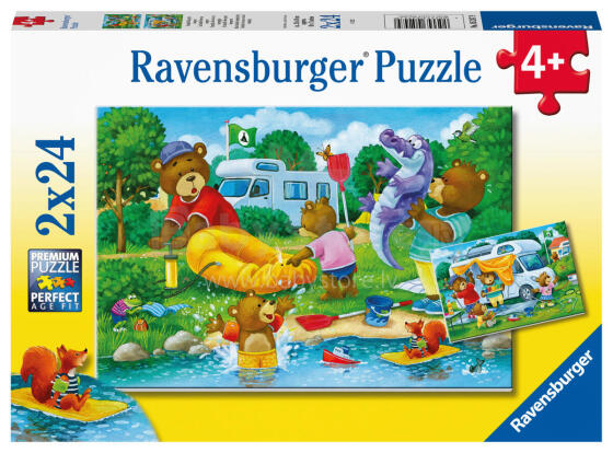 Ravensburger Puzzle 2x24 pc Bears Vacation