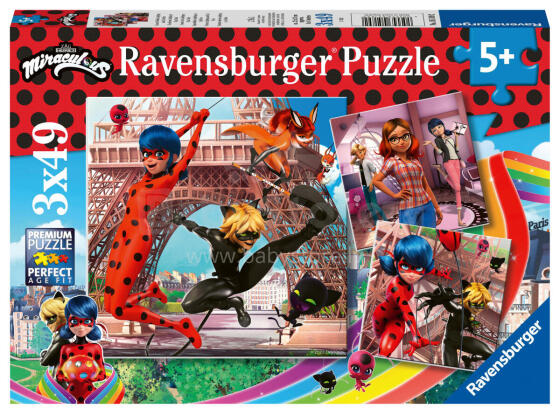 Ravensburger Puzzle 3x49 pc Miraculous