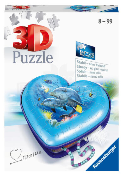Ravensburger 3D Puzzle Heart Box Underwater world