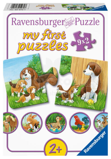 Ravensburger My First Puzzle 9x2 pc Farm Animals