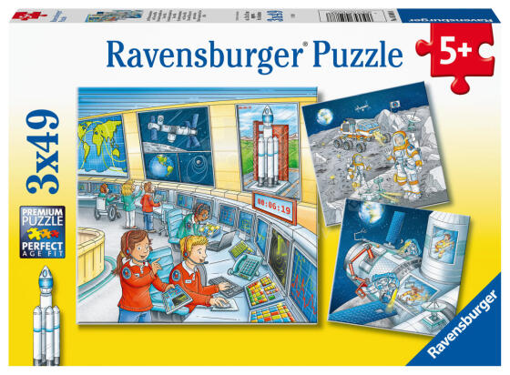 Ravensburger Puzzle 3x49 pc Space Mission