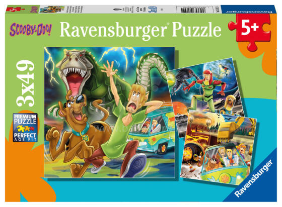 Ravenburgeri Puzzle 3x49 pc Scooby Doo