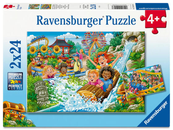 Ravensburger Puzzle 2x24 Pieces: Amusement Park Fun