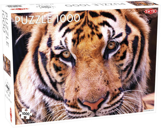 Tactic Puzzle 1000 pc Tiger Portrait
