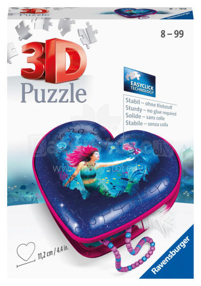 Ravensburger 3D Puzzle Heart Box Mermaids
