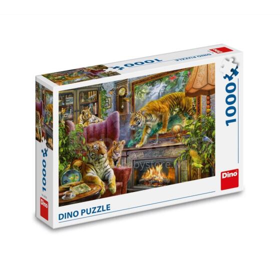 Dino puzle 1000 gabali: Tīģeri atdzīvojas