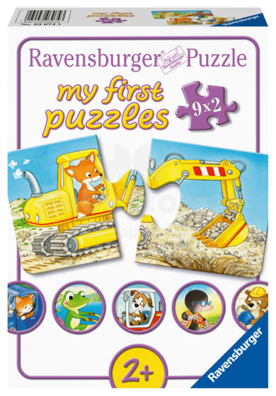 Ravensburger My First Puzzle 9x2 pc Construction