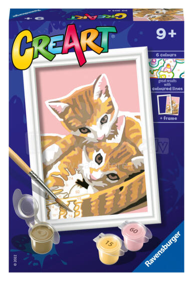Ravensburger Paint by Numbers Cute Kitties