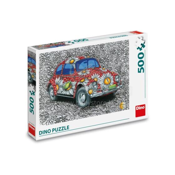 Dino Puzzle 500 pc Painted VW Beetle