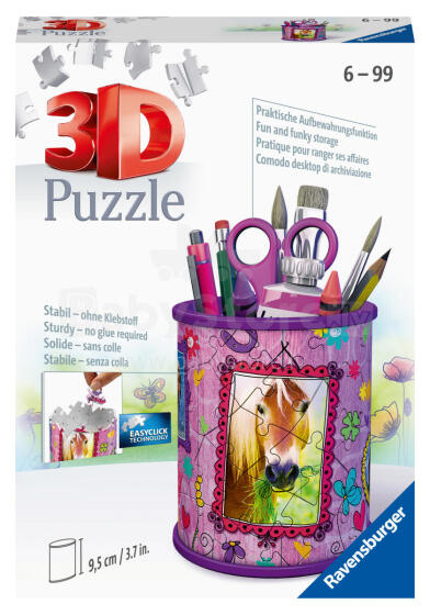 Ravensburger 3D Puzzle Pencil Cup Horses
