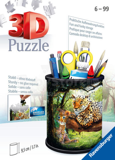 Ravensburger 3D Puzzle Pencil Cup Leopard