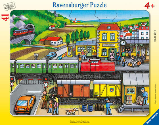 Ravensburger Frame Puzzle 41 pc Train Station