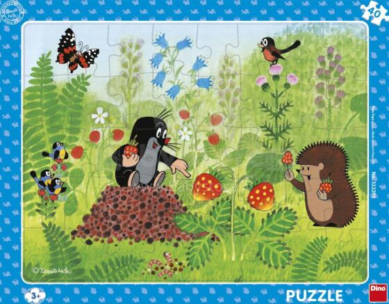 Dino Frame Puzzle 40 pc, Mole on a Strawberry