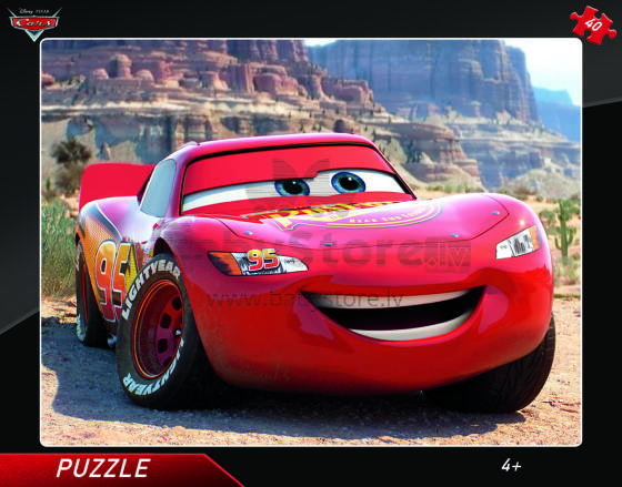 Dino Frame Puzzle 40 pc, Disney Cars