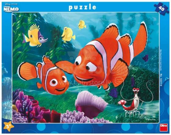 Dino Frame Puzzle 40 pc, Disney Finding Nemo
