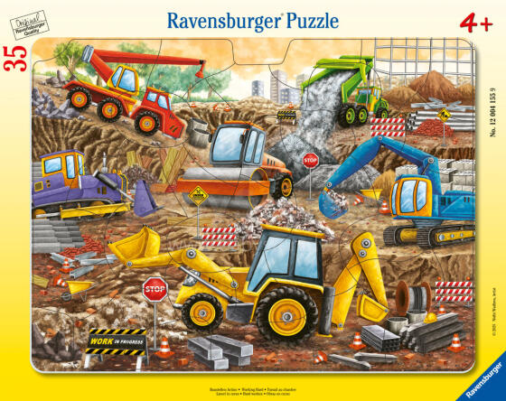 Ravensburger Frame Puzzle 35 Pieces: Everyone is working