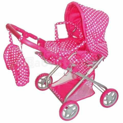 „Baby Mix Art“. 9379-M1422W Lėlių vežimėlis