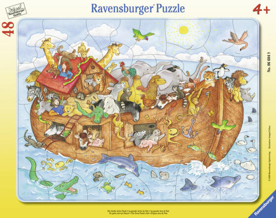Ravensburger rāmja puzle 48 gabali Noah's Ark