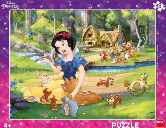 Dino Frame Puzzle 40 pc Snow White and Animals