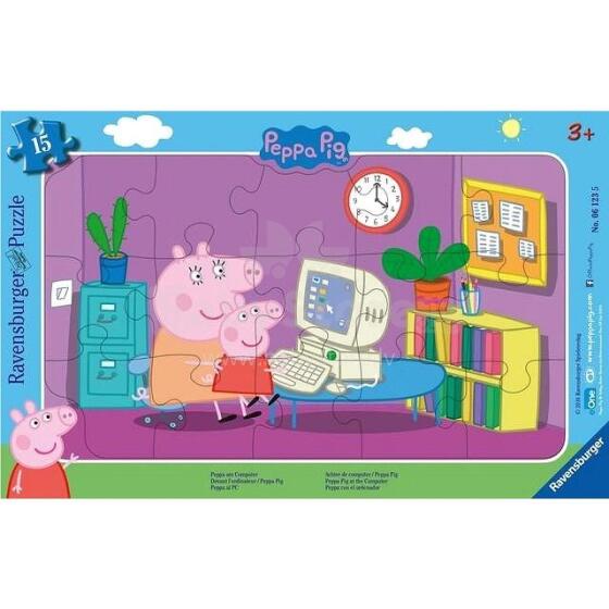 Ravensburger Frame Puzzle 15 pc Peppa the Pig