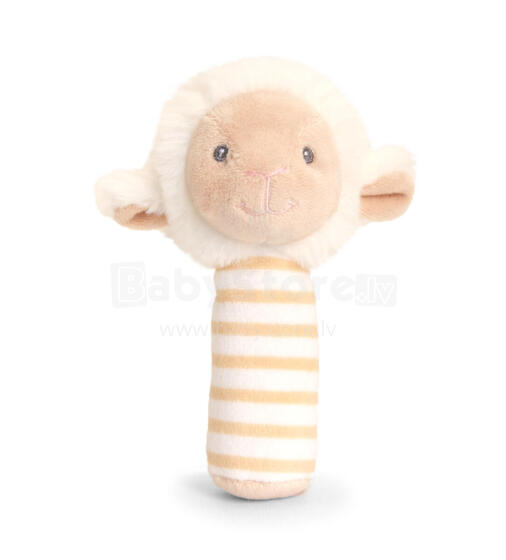 Keel Toys Soft Baby Lamb Stick Rattle 14 cm