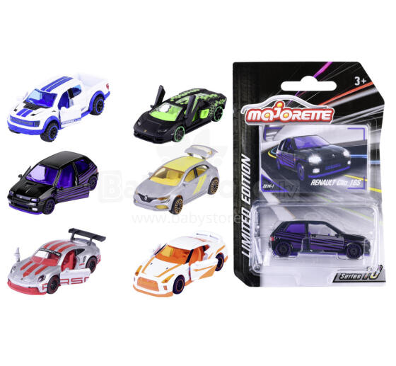 Majorette modeļu automašīnas - 6 dažādas