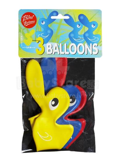 Bini pīļu formas baloni, 3 gab.