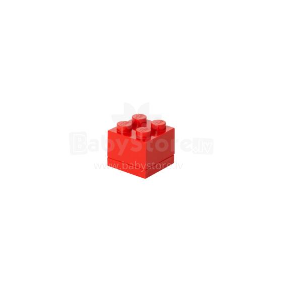 LEGO Brick Storage MINI 4 Sarkanā
