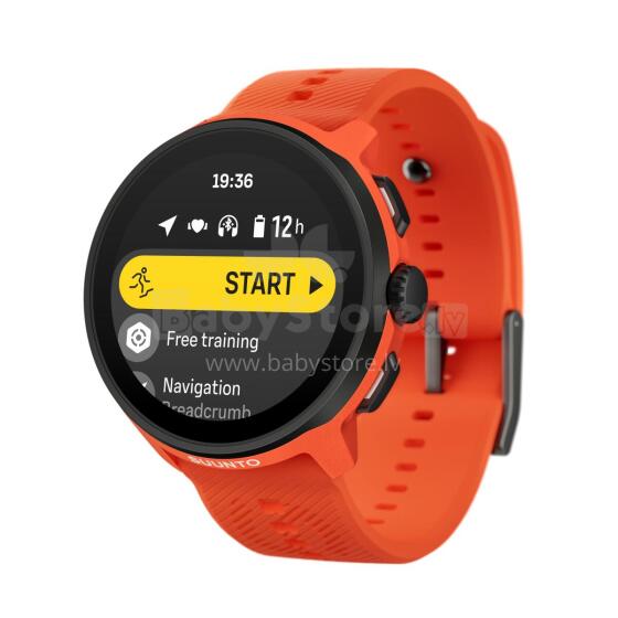 SUUNTO RUN CORAL ORANGE (SILICONE STRAP)