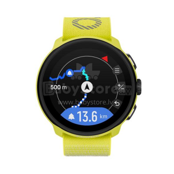 SUUNTO RUN LIME W/ TEXTILE STRAP 