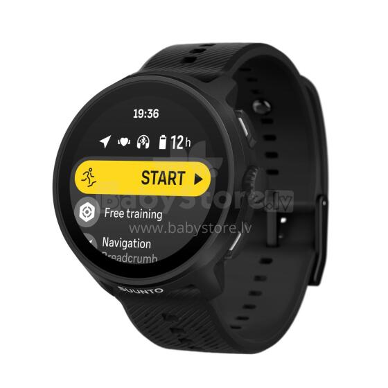SUUNTO RUN ALL BLACK W/ SILICONE STRAP