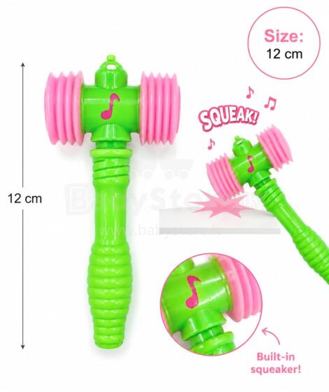 Bebe Basic Small Music Amur Art.294564 Bērnu āmurs ar pīkstuli