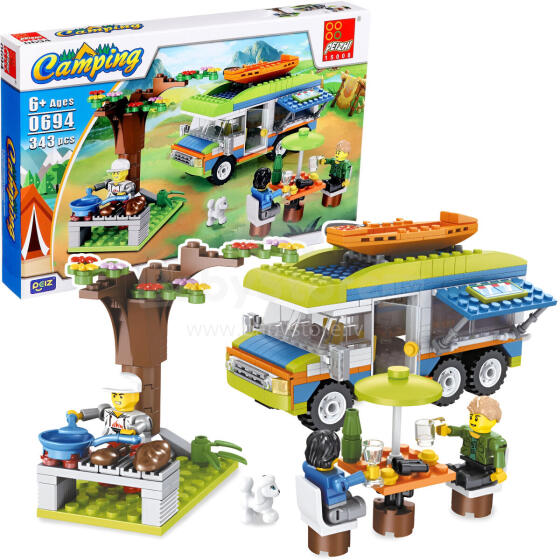 KLOCKI KEMPING 343 ELEMENTY