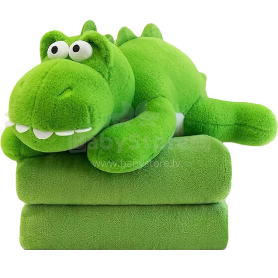 MASKOTKA PLUSZOWA DINOZAUR Z KOCEM