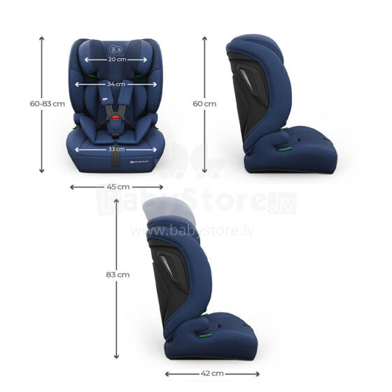 KINDERKRAFT Car Seat COMFORT UP 2 PLUS i-Size navy