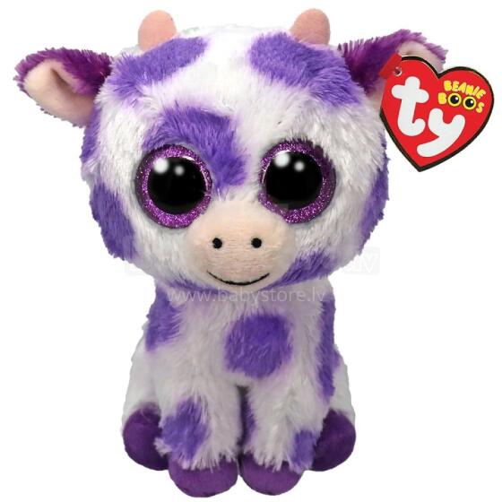TY Beanie Boos lilla lehm Ethel 15 cm