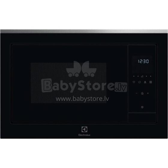 Electrolux mikroviļņu krāsns (iebūv.), 23 l, melna/nerūsējošs tērauds