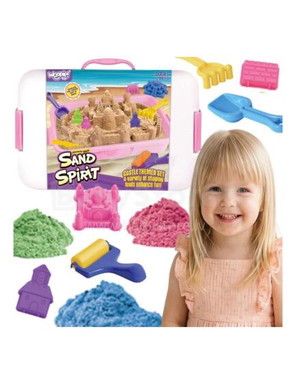 WOOPIE Kinetic Sand Set SAND SPIRIT Castle 24 pcs