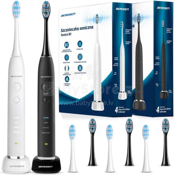 Sonic toothbrush set Sonica B3 white and black
