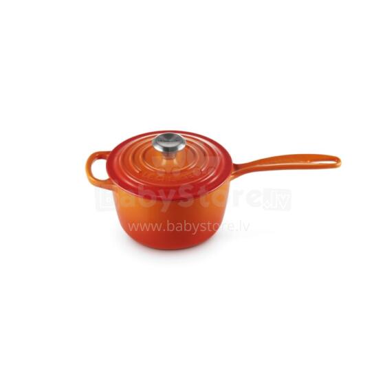 Čuguna mērces katliņš &Oslash;16cm / 1,5L oranžs