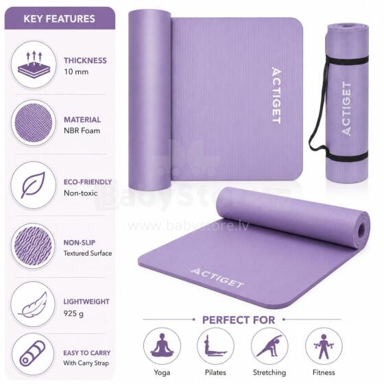 Frogeez Fitness Mat Art.ACT0017 Violet  Гимнастический коврик