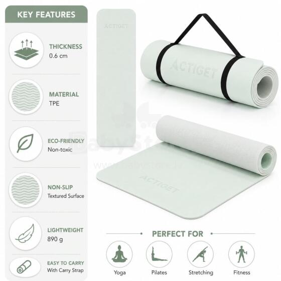 Frogeez Fitness Mat Art.ACT0023 Mint Exercise mat