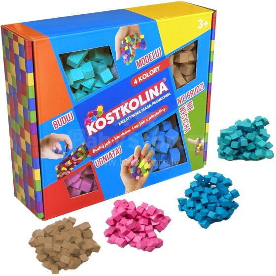 KOSTKOLINA 4 KOLORY BLUE