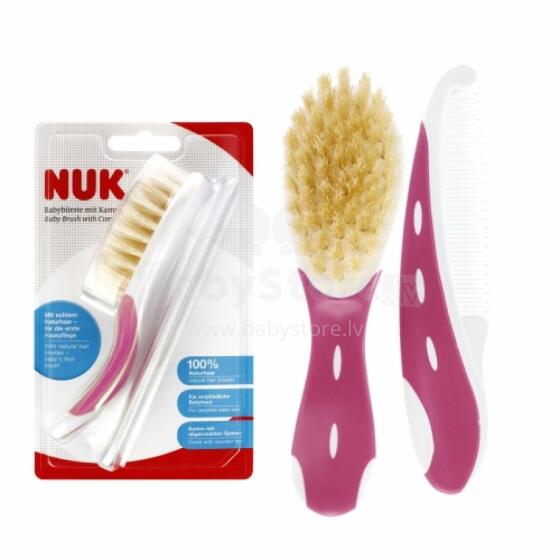 NUK 256236 Brush + Comb for Infants Pink 528785