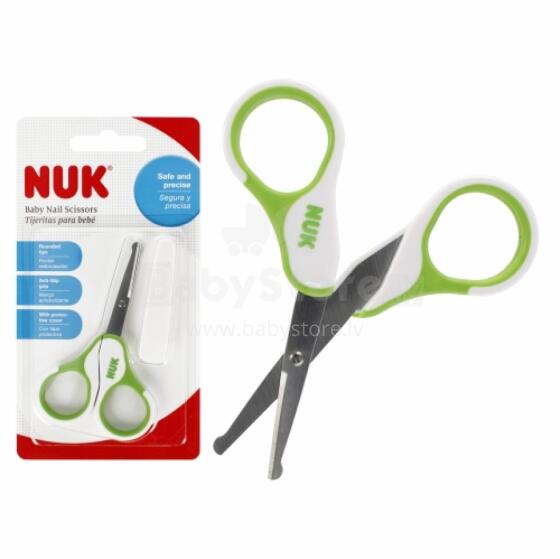 NUK 750430 Baby Scissors Green 528568