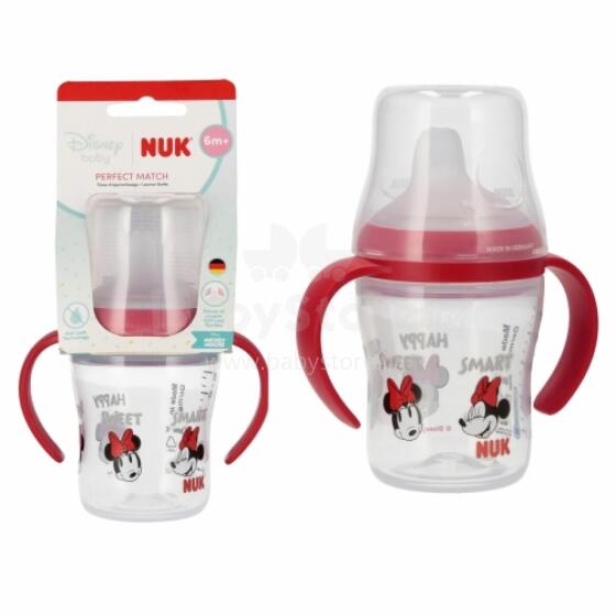 NUK CZE102153991 Bottle 150ml with Handles +6m MINNIE